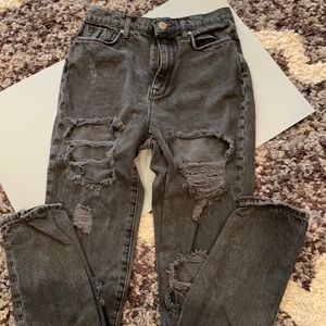 BDG High Rise Distressed Mom Jeans